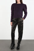 Atsu Leather Pants In Black image number null IRO